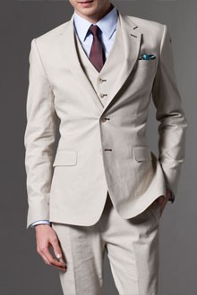 The Ultimate Khaki Linen Suit