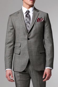 Gray Glen Plaid Suit