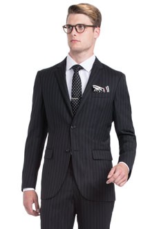 Luxury Tonal Stripe Suit