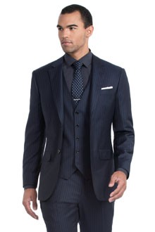 Shadow Stitch Three-Piece Suit