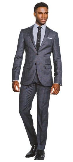 Charcoal Glen Check Suit
