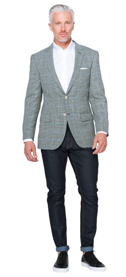 Classic Houndstooth Blazer