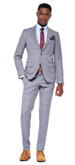 Shadow Gray Pinstripe Suit