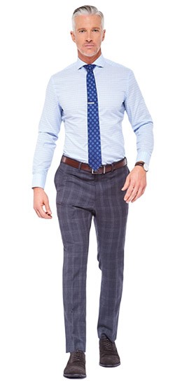 gray check pants