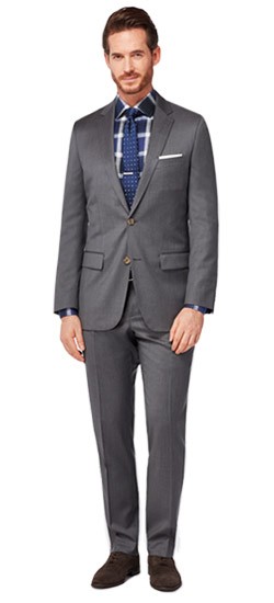 Charcoal Gray Wool Suit