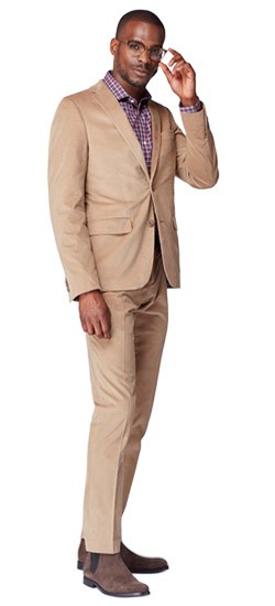 Tan Corduroy Suit