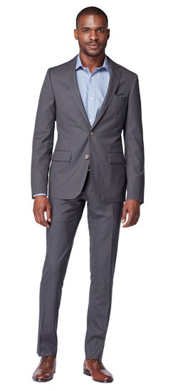 Gray Tonal Houndstooth Suit