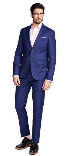 Ashford Birdseye Navy Suit