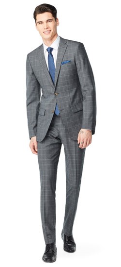 Coventry Check Gray Suit